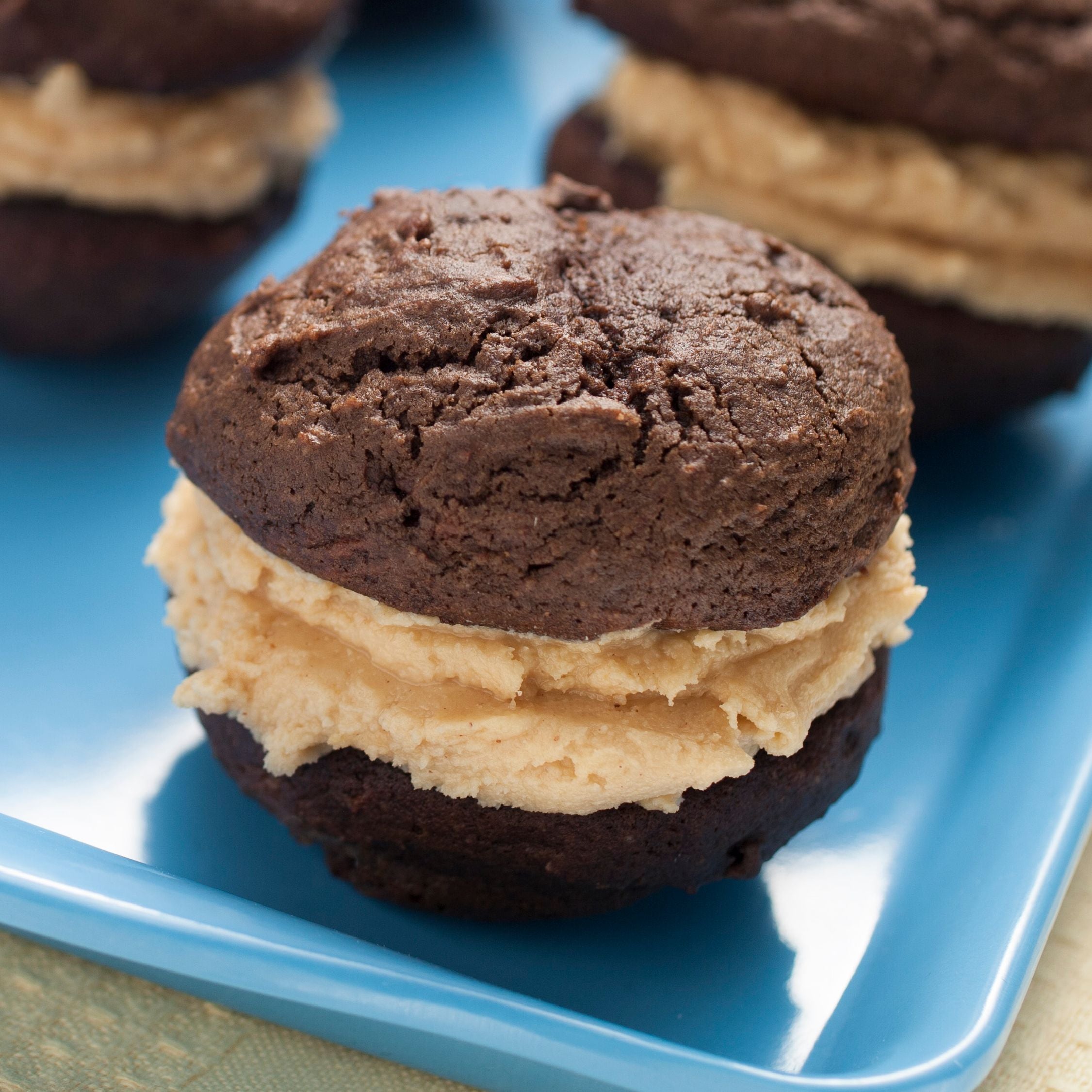 Video Recipe Chocolate Peanut Butter Whoopie Pies Peanut Butter And Co