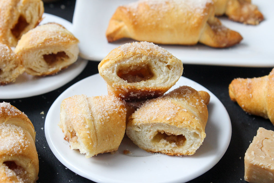 Peanut Butter Fudge Crescents