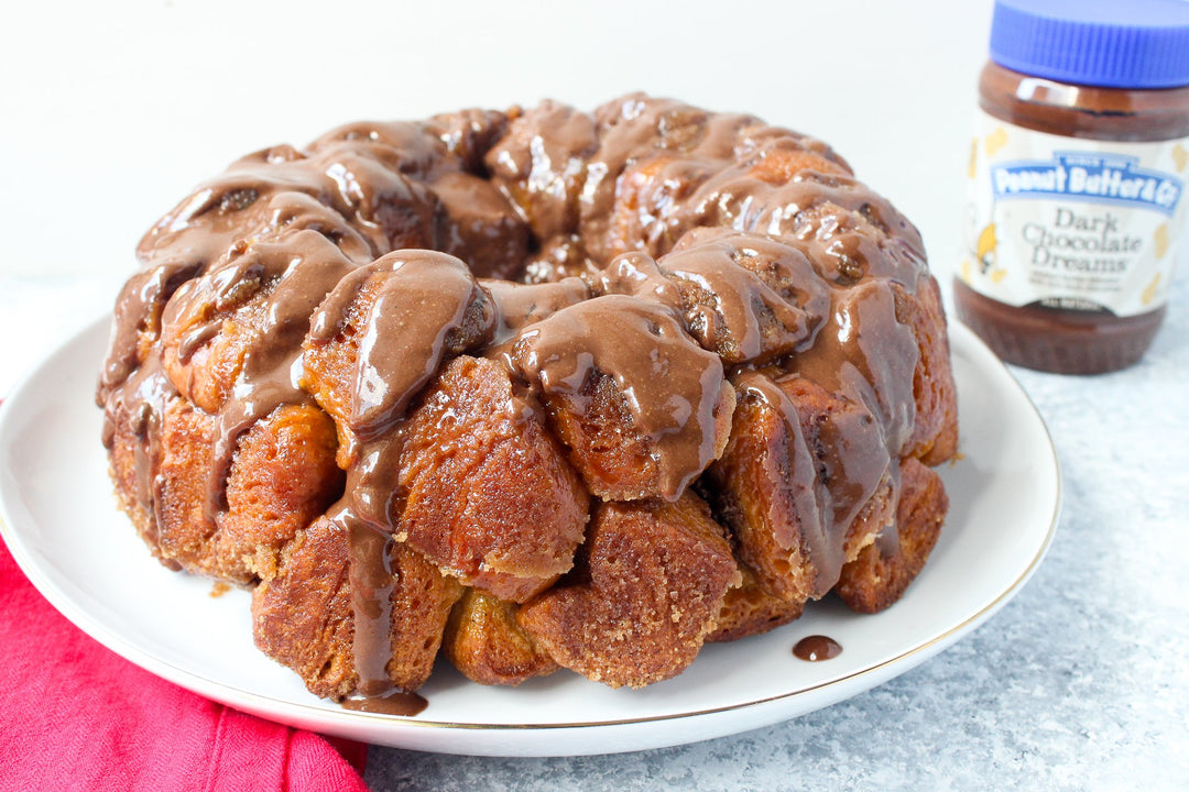 Dark Chocolate Peanut Butter Monkey Bread