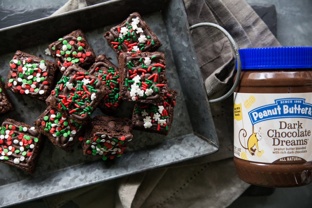 Fudgy Dark Chocolate Holiday Brownies