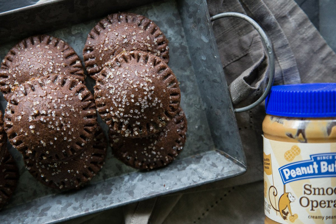 Chocolate, Peanut Butter & Cream Cheese Hand Pies