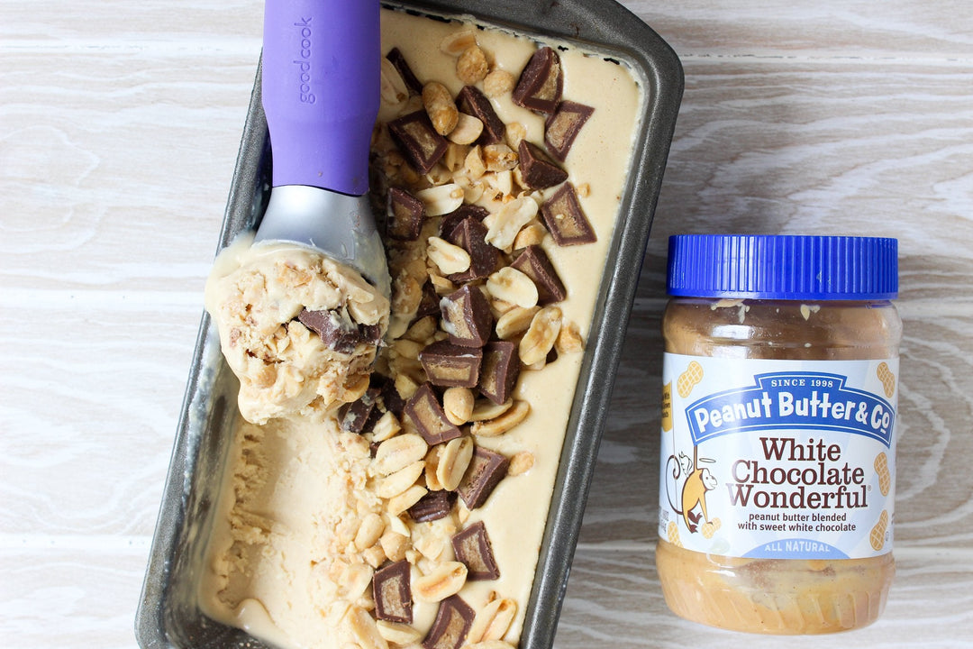 No-Machine, No-Churn Peanut Butter Ice Cream