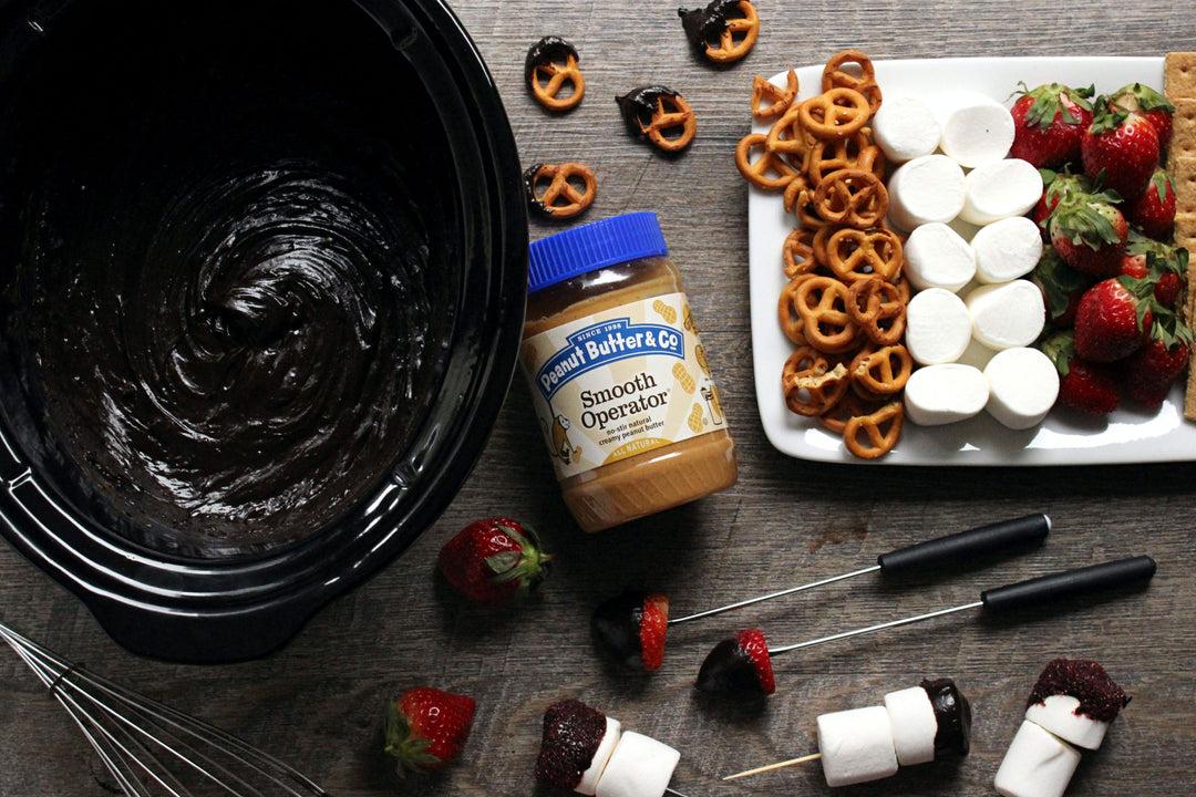 Slow-Cooker Peanut Butter Chocolate Fondue
