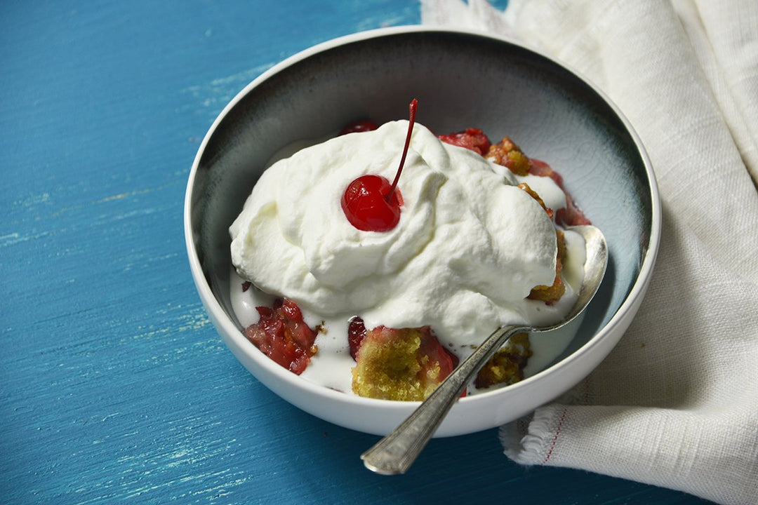 Peanut Butter Banana Split Dump Cake