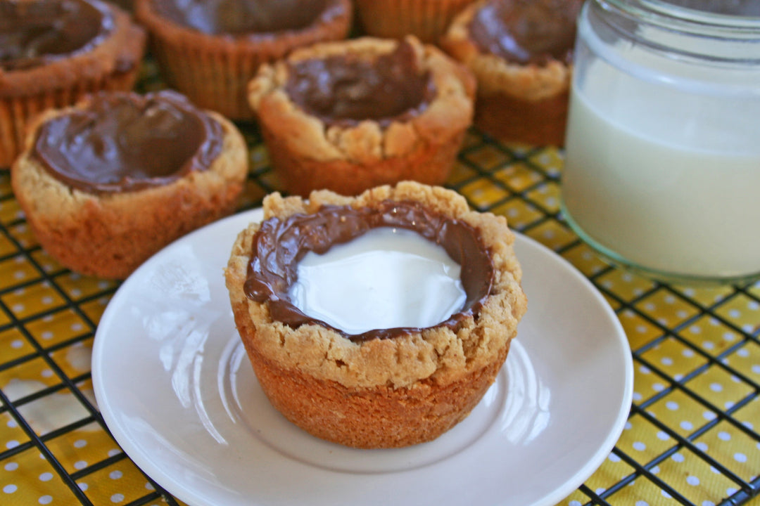 Peanut Butter Cookie Milk Cups