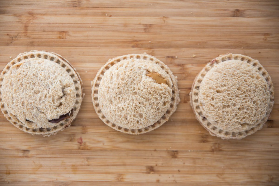 Peanut Butter Crustless Sandwiches Three Ways