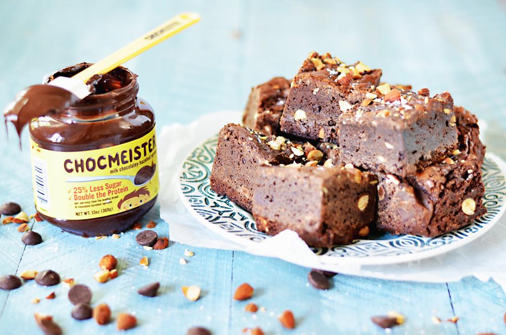 Milk Chocolate Hazelnut and Almond Brownies
