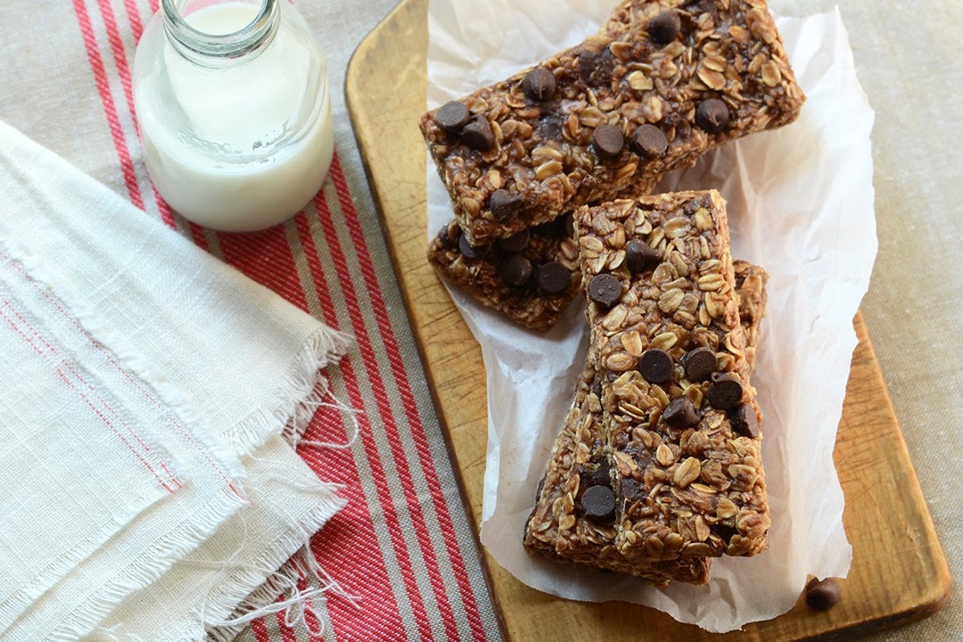Double Chocolate Peanut Butter Granola Bars