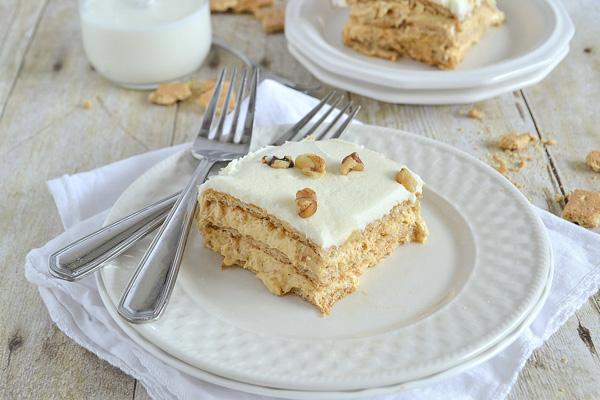 Peanut Butter Pumpkin Eclair Cake