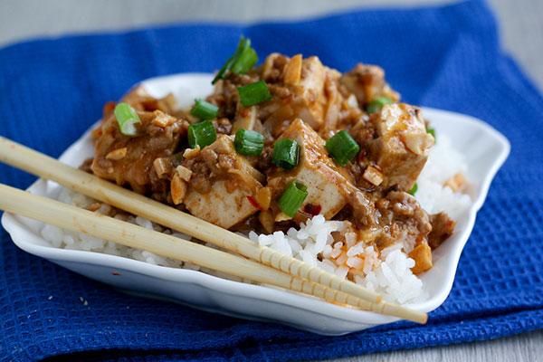 Peanut Butter Mapo Tofu