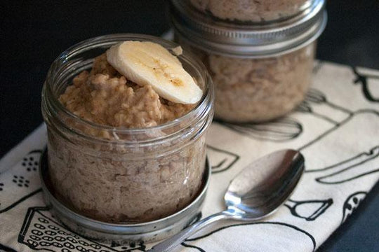 Make-Ahead Peanut Butter Banana Oatmeal