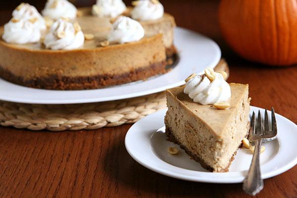 Peanut Butter Pumpkin Cheesecake