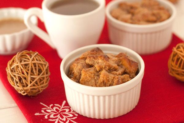 Maple Peanut Butter Bread Pudding