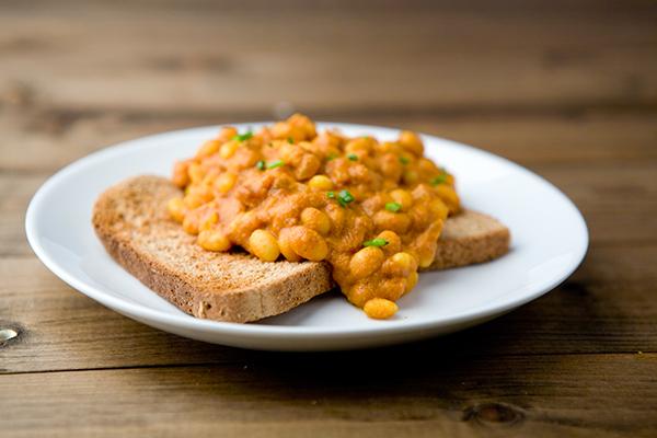 Curried Peanut Butter Baked Beans