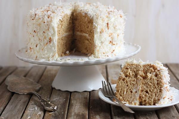 Peanut Butter Coconut Layer Cake