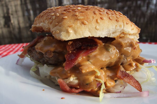 Peanut Butter “Elvis” Burger
