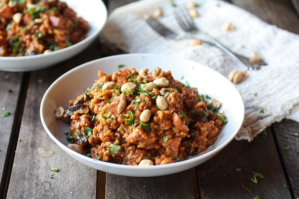 Thai Peanut Risotto