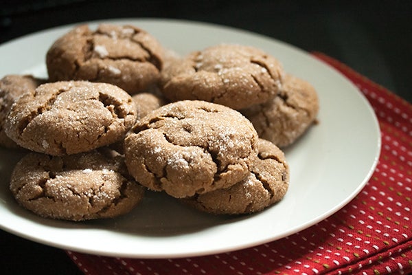 Dark Chocolatey Dreams Gingerbread Crinkles