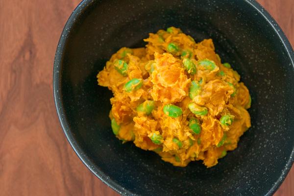 Pumpkin Edamame Kabocha Salad