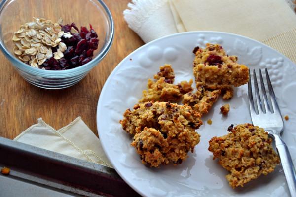 Peanut Butter Cranberry Chickpea Balls