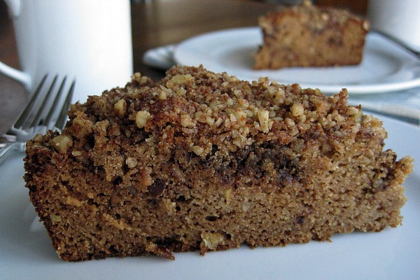 Peanut Butter Apple Coffee Cake