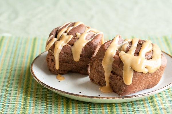 Chocolate Peanut Butter Swirl Buns