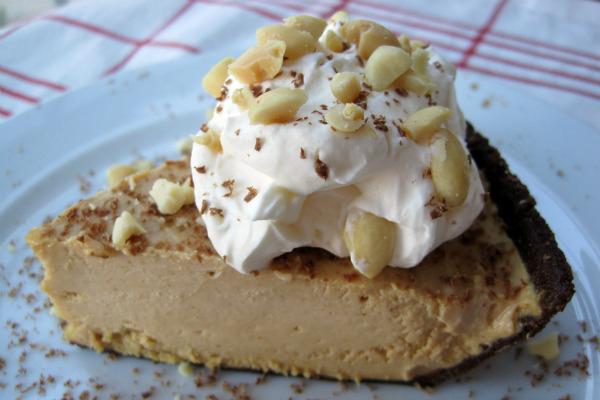 Peanut Butter “Ice Cream” Pie with Chocolate Cookie Crumb Crust