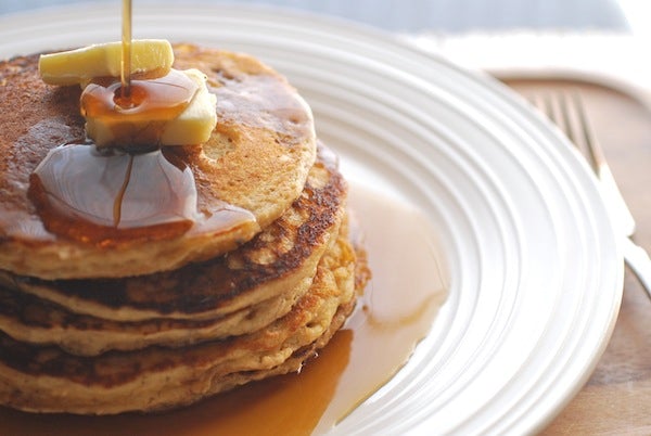 Peanut Butter Oatmeal Pancakes