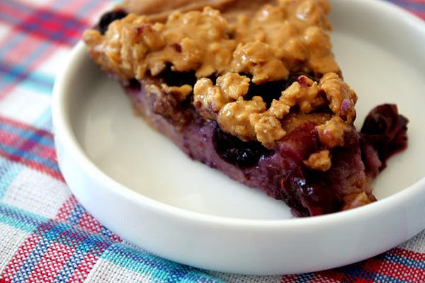 Peanut Butter and Jelly Baked Yogurt Parfait
