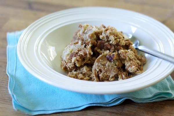 Baked Peanut Butter Banana Oatmeal
