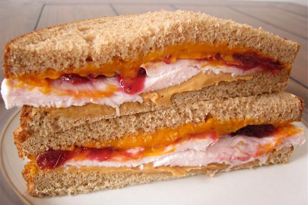 Maple Peanut Butter Gobbler Sandwich