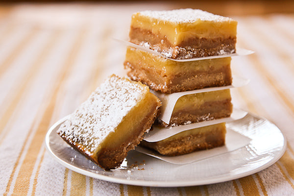 Honey Lemon Bars with The Bee’s Knees Peanut Butter Crust