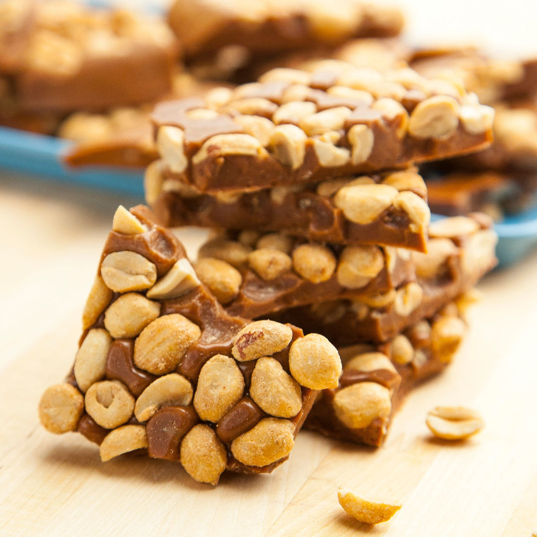 VIDEO RECIPE: Dark Chocolate Dreams Peanut Brittle