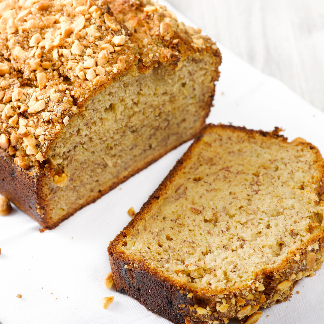 VIDEO RECIPE: Honey Peanut Butter Banana Bread