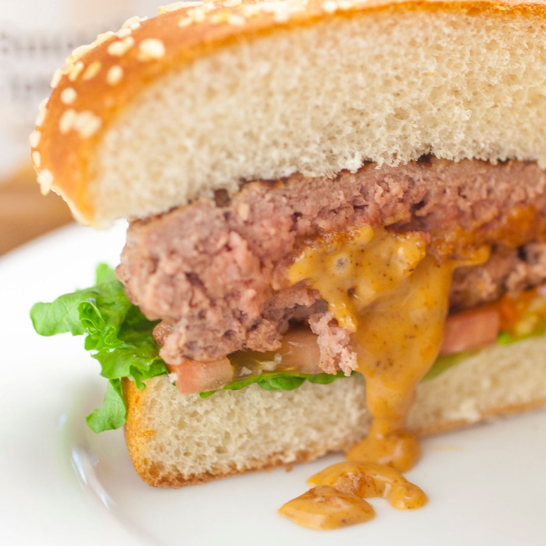 VIDEO RECIPE: Stuffed Peanut Butter Burgers