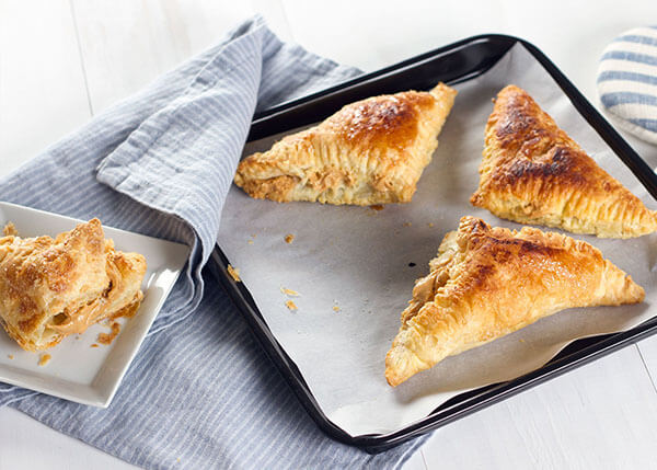 Three Ingredient Peanut Butter Turnovers