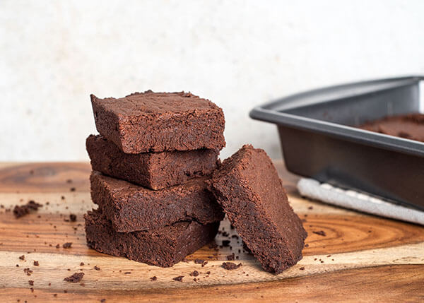 Three Ingredient Chocolatey Hazelnut Brownies