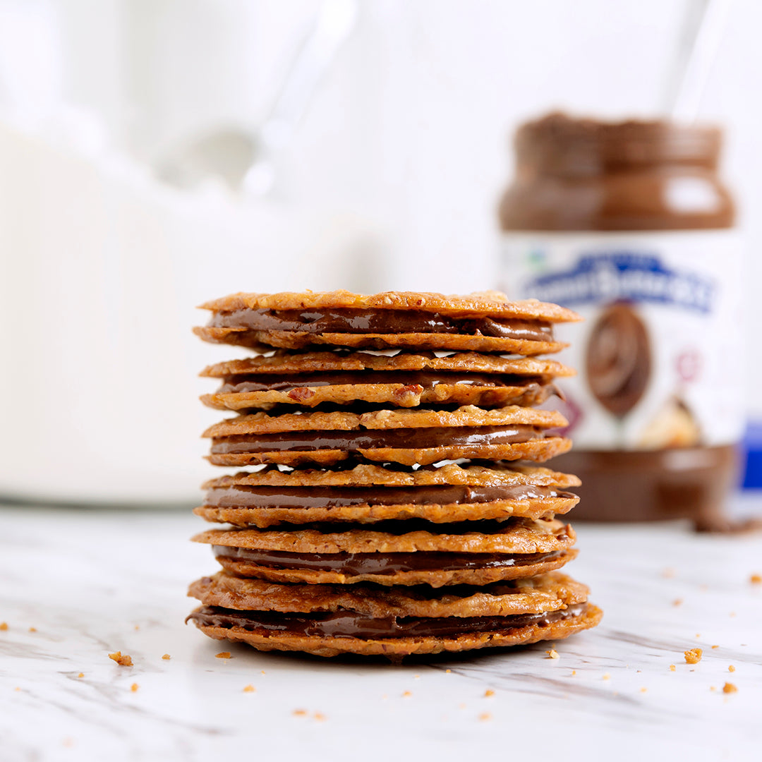 Dark Chocolatey Dreams Lace Sandwich Cookies