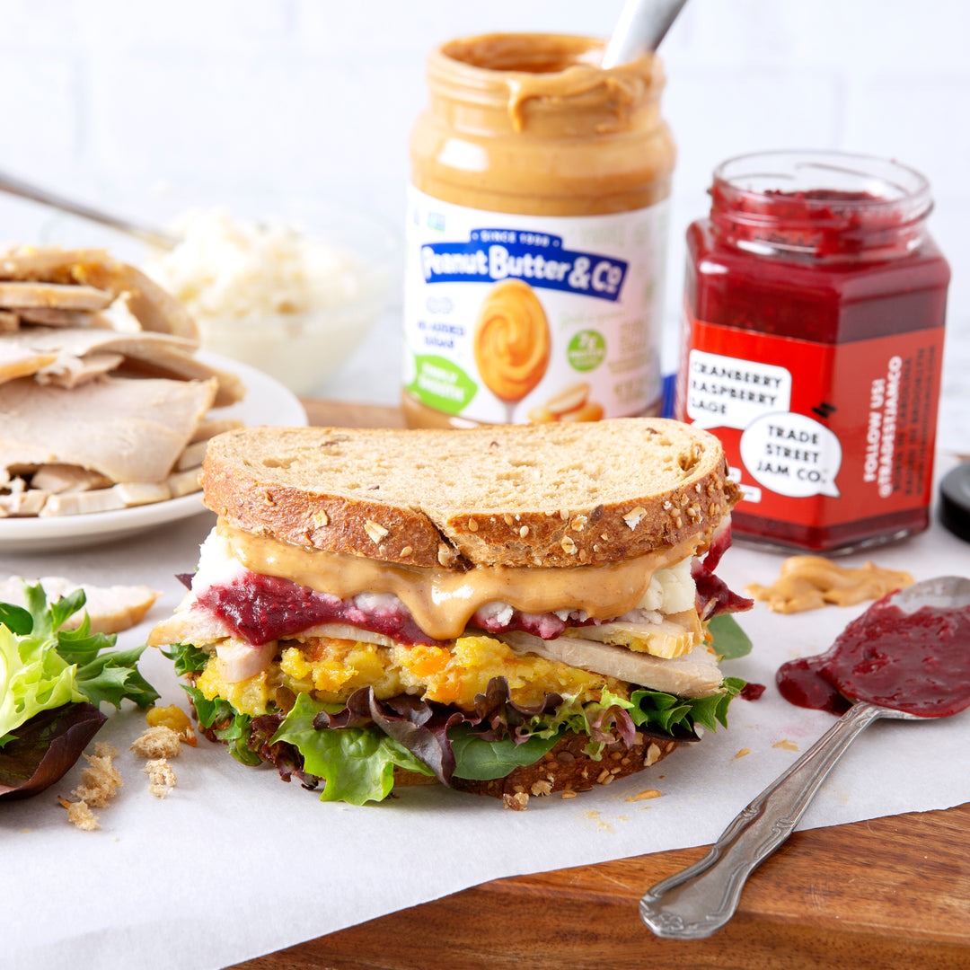 PB&J Thanksgiving Leftover Sandwich