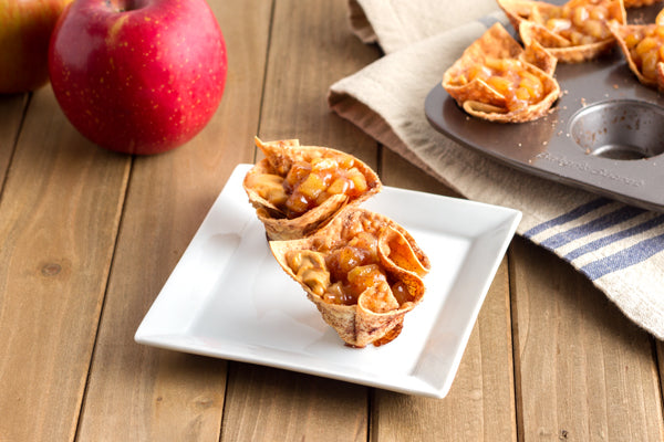 Mini Peanut Buttery Apple Tarts