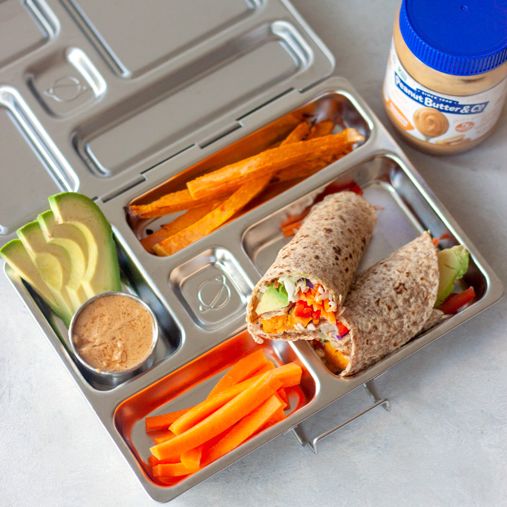 Sprouted Thai Veggie Wraps with Peanut Sauce