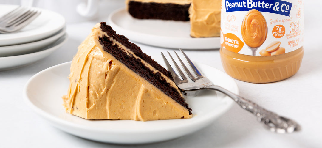 Semi-Homemade, Gluten Free Chocolate Peanut Butter Devil's Food Cake