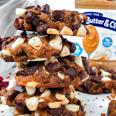 Loaded Holiday Peanut Butter Cookies
