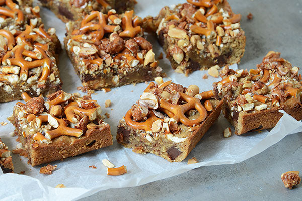 White Chocolate Peanut Butter Blondies