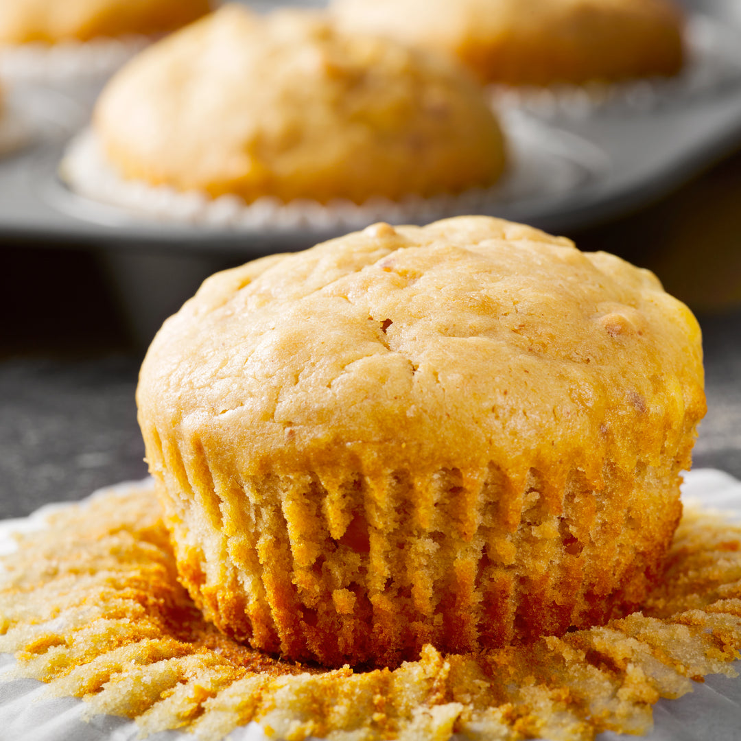 Peanut Butter Banana Muffins