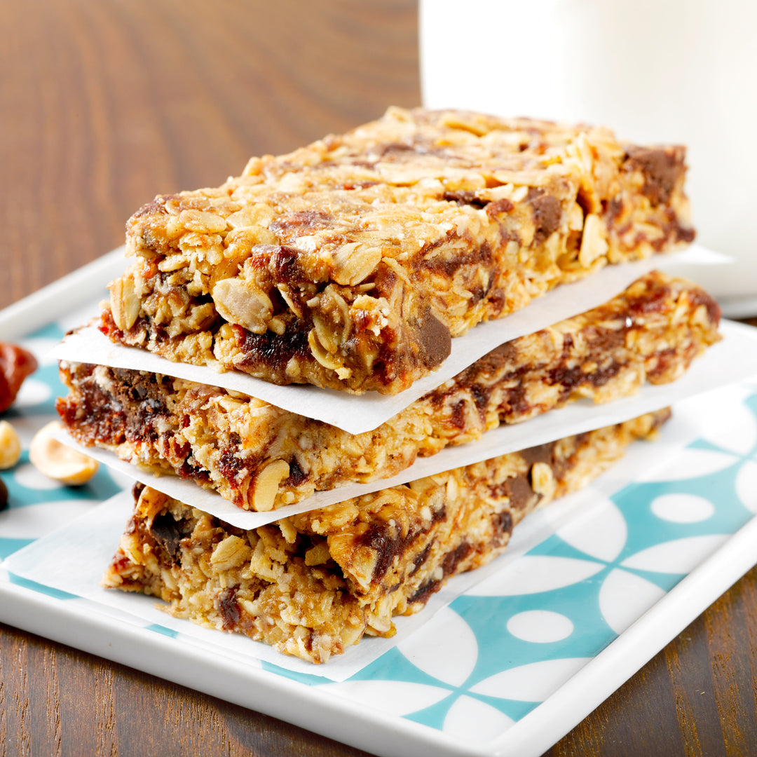 VIDEO RECIPE: Loaded Peanut Butter Granola Bars