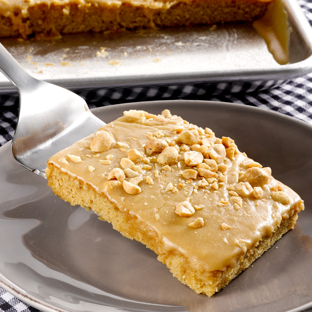 VIDEO RECIPE: Peanut Butter Texas Sheet Cake