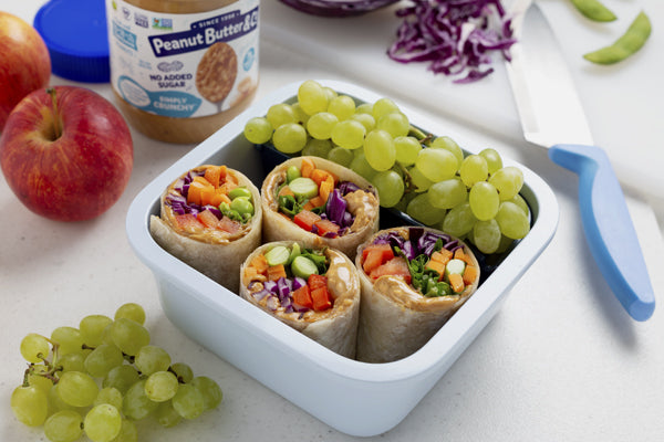 Peanut Butter Veggie Wrap