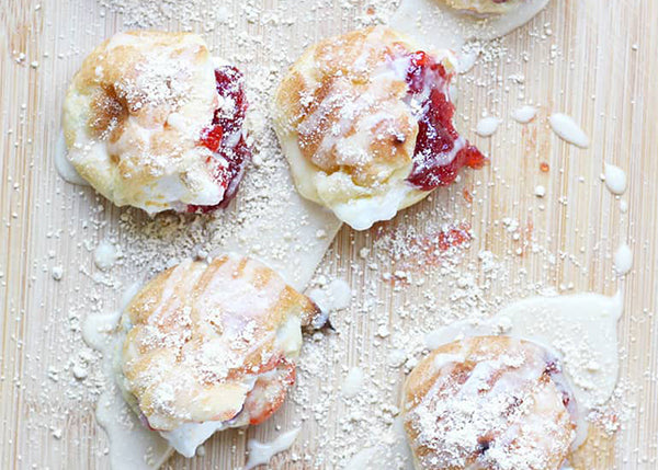 Peanut Butter & Jelly Profiteroles