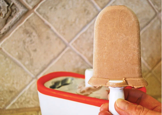 Creamy Chocolate Popsicles